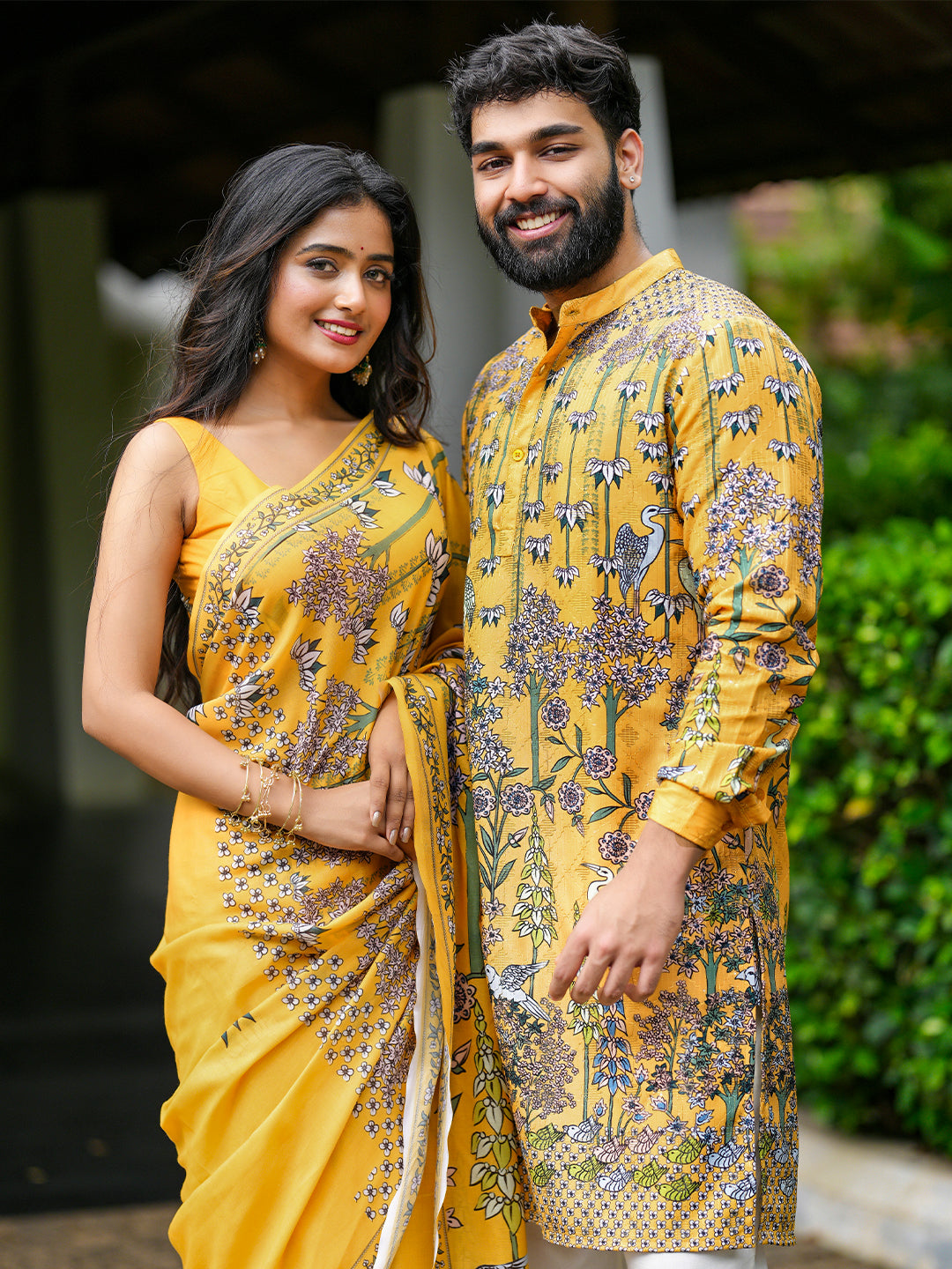 Yellow Floral Couple combo