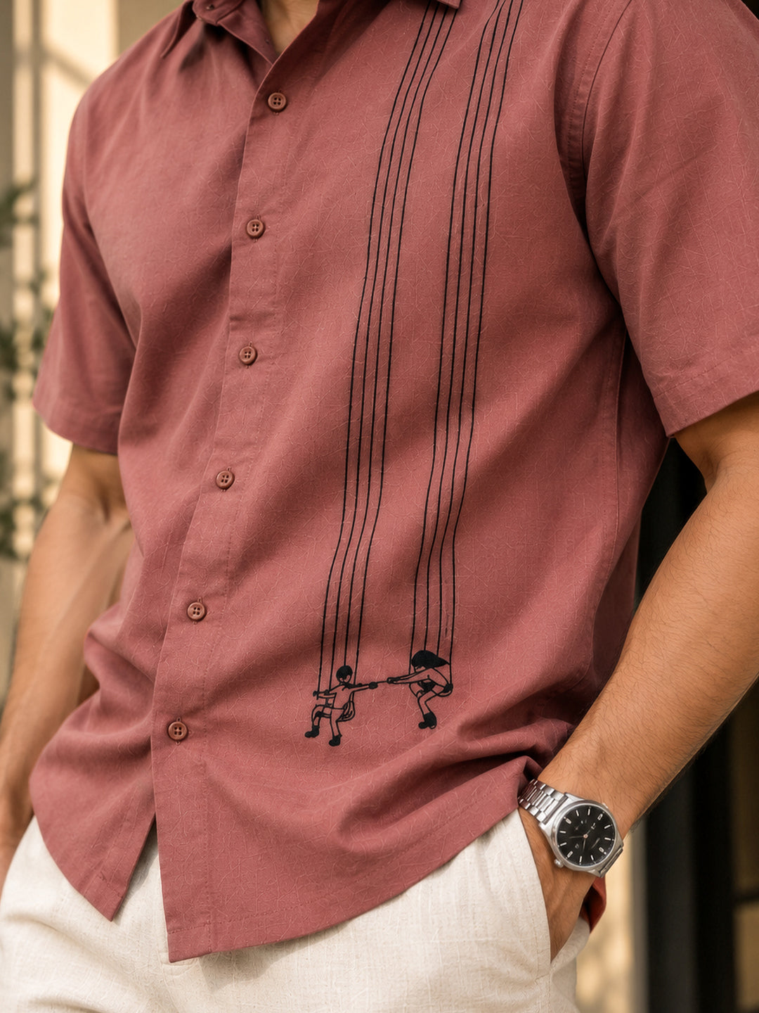 Swinging Embroidered