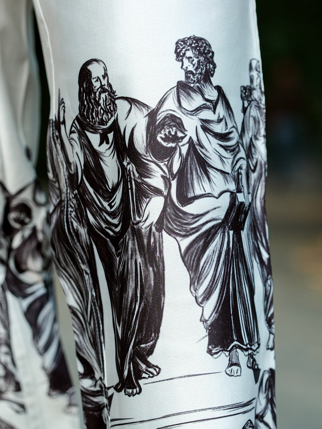 School of Athens Satin  Pants