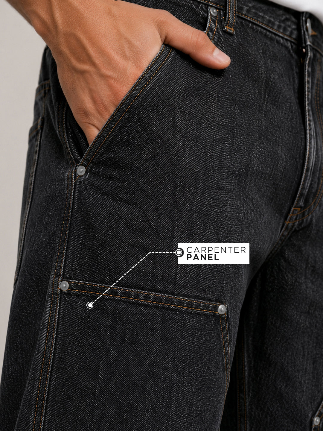 Black Carpenter Denim