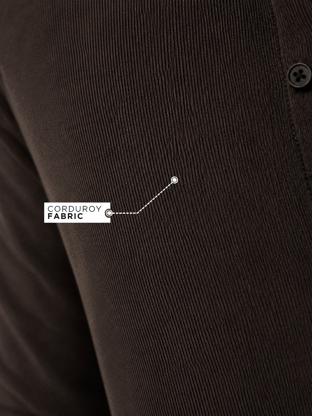 Corduroy Shirt: Brown
