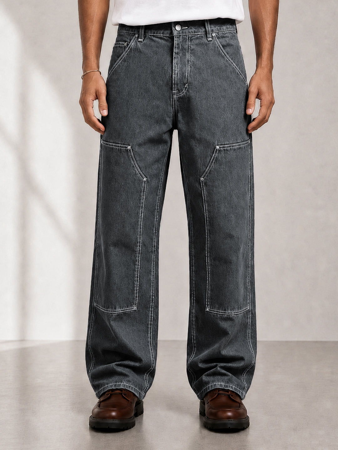 Grey Carpenter Denim