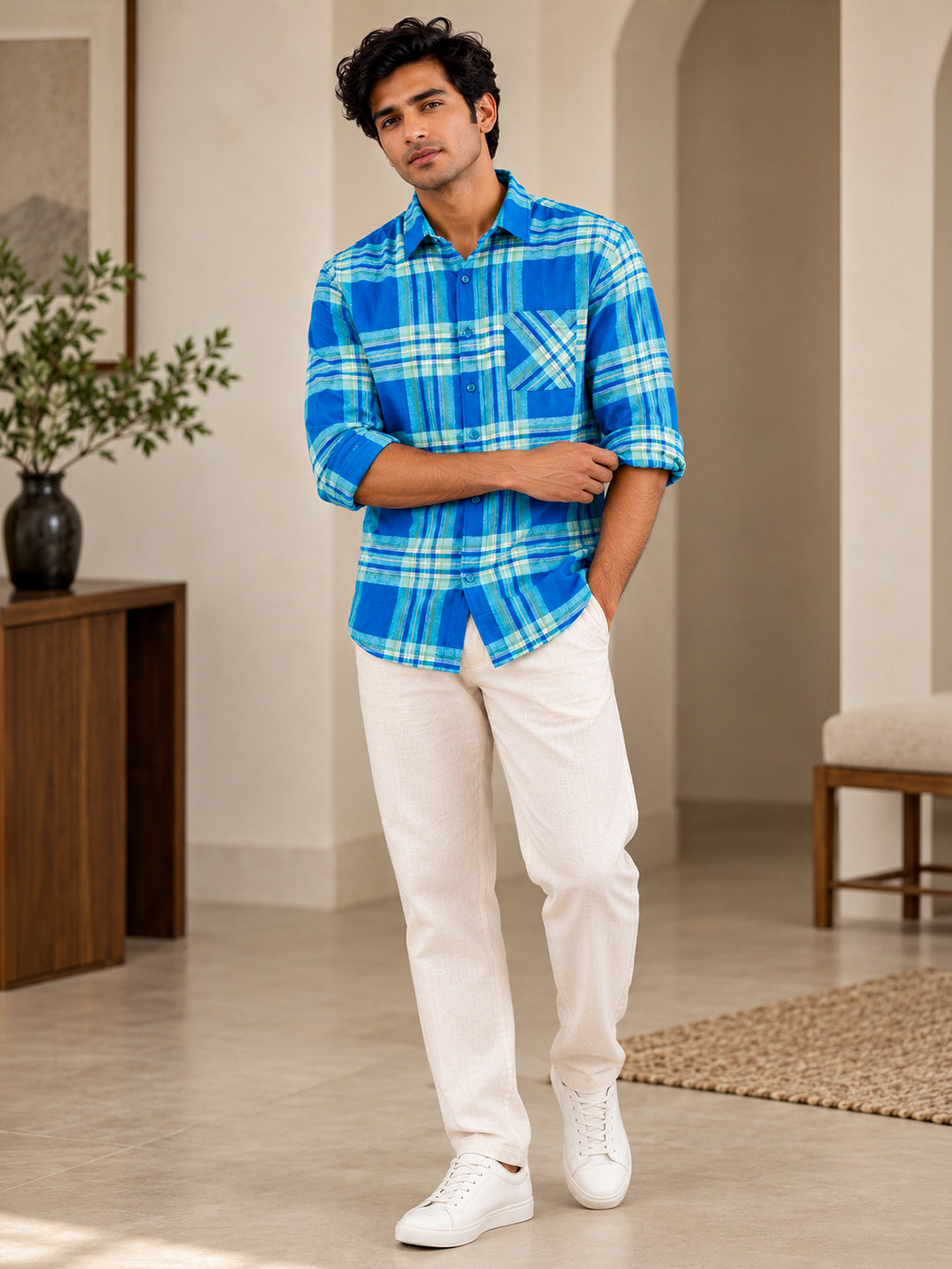 Plaid: Blue Stone