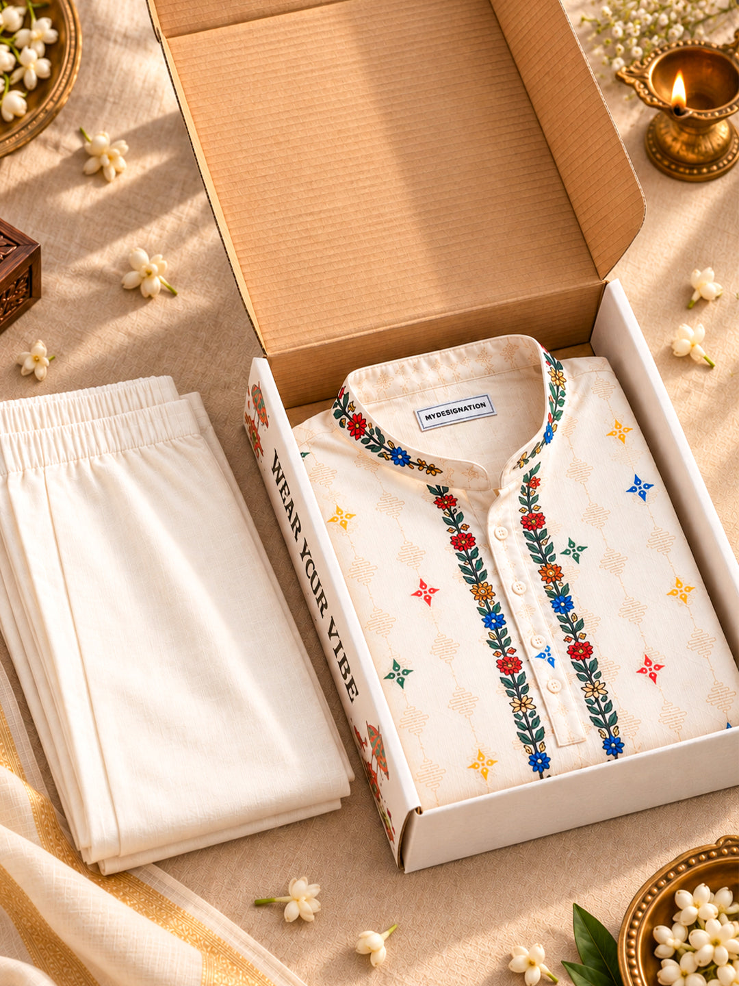 Royal Heritage Kurta Pant Combo