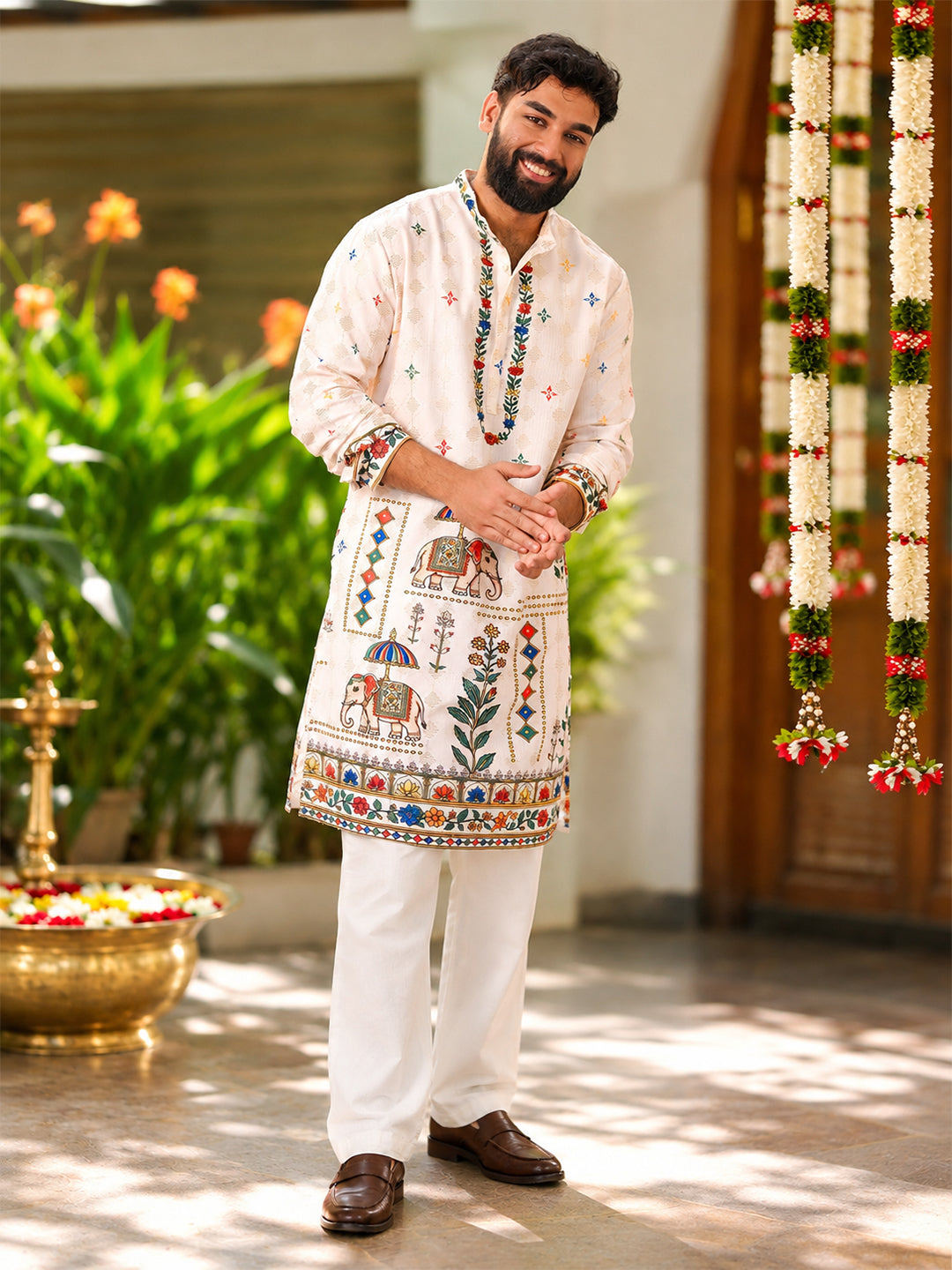 Royal Heritage Kurta Pant Combo