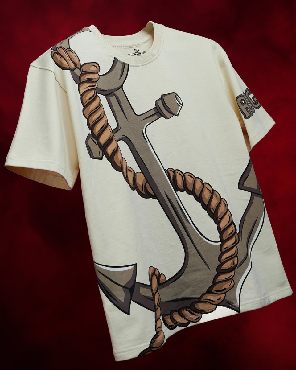Anchor Oversized Tee - Women Oversized T-shirt | Mydesignation