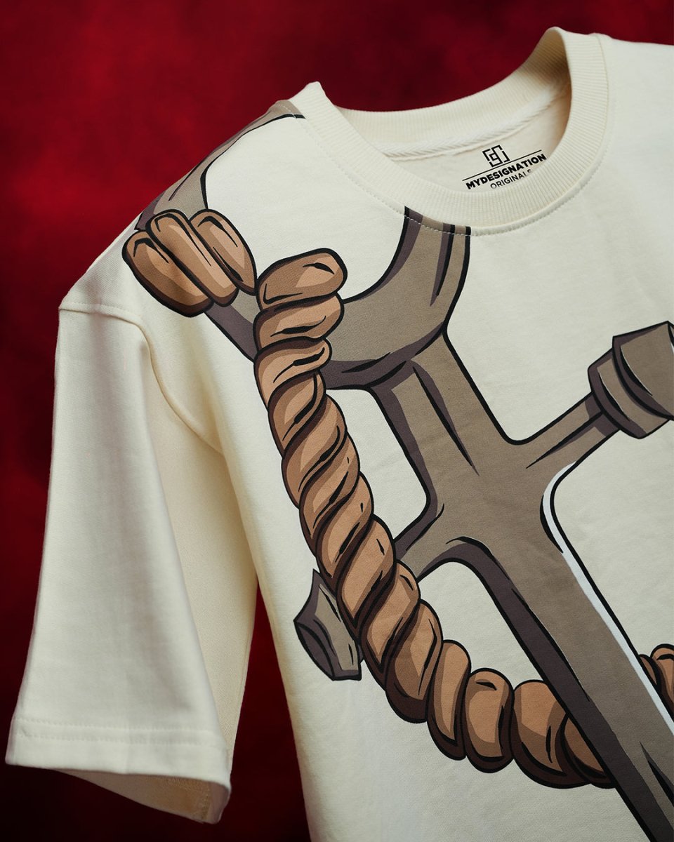 Anchor Oversized Tee - Women Oversized T-shirt | Mydesignation