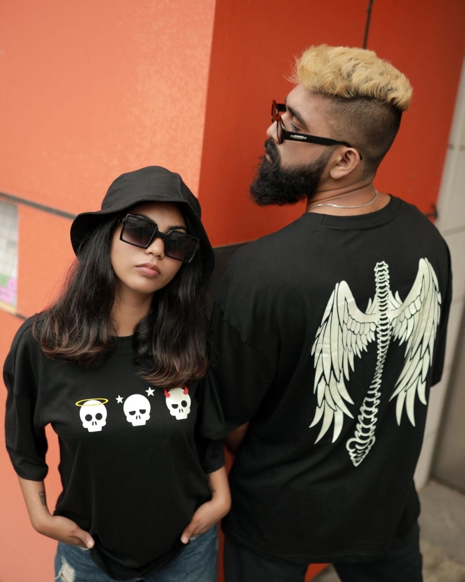 Angel Wings - Women Oversized T-shirt | Mydesignation