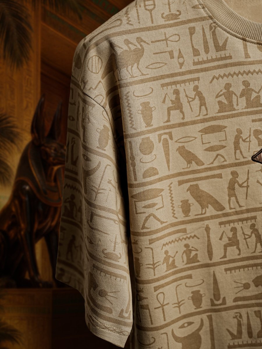 Anubis Embroidered - Women Oversized T-shirt | Mydesignation