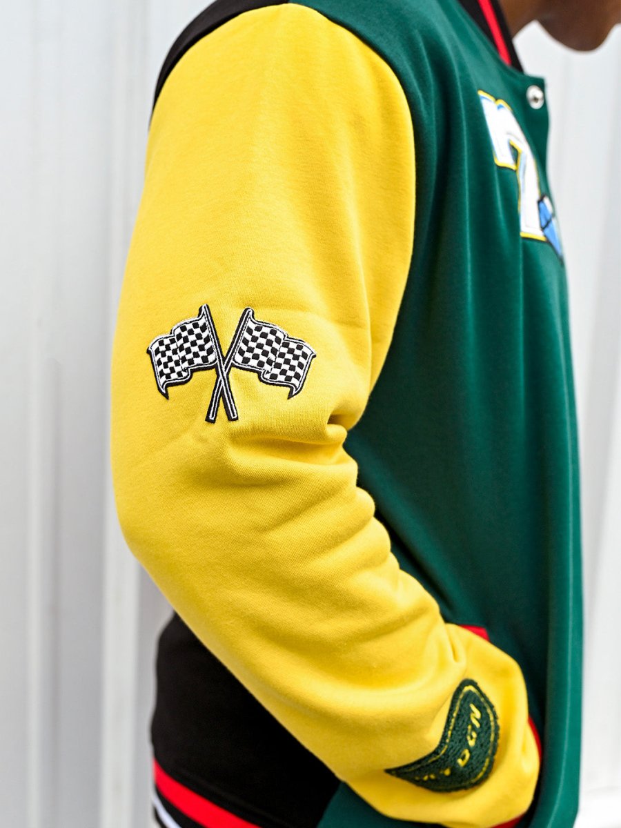 Badass Embroidered Varsity Jacket - Jacket | Mydesignation