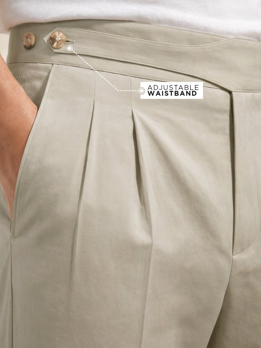 Beige Gurkha Pants - Pants | Mydesignation