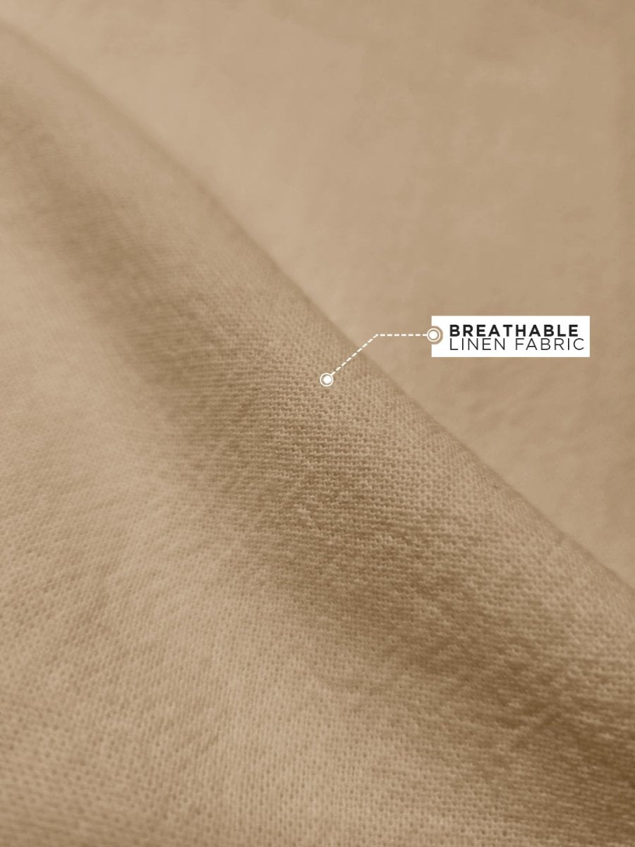 Beige Linen Pant - Men Pants | Mydesignation