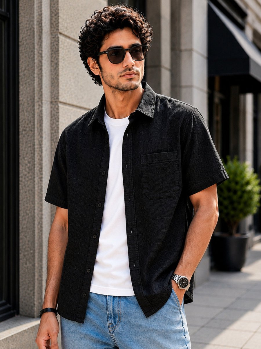 Black Cotton Shirt - Shirt | MyDesignation