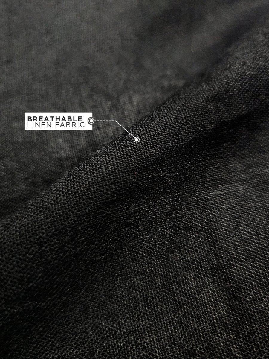 Black Linen Pant - Men Pants | Mydesignation