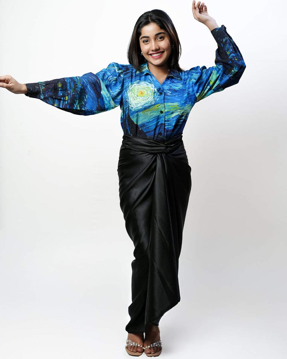 Black Wrap Skirt - Women Skirt | Mydesignation