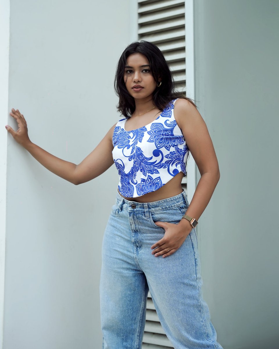 Blue Rising - Women Corset | Mydesignation