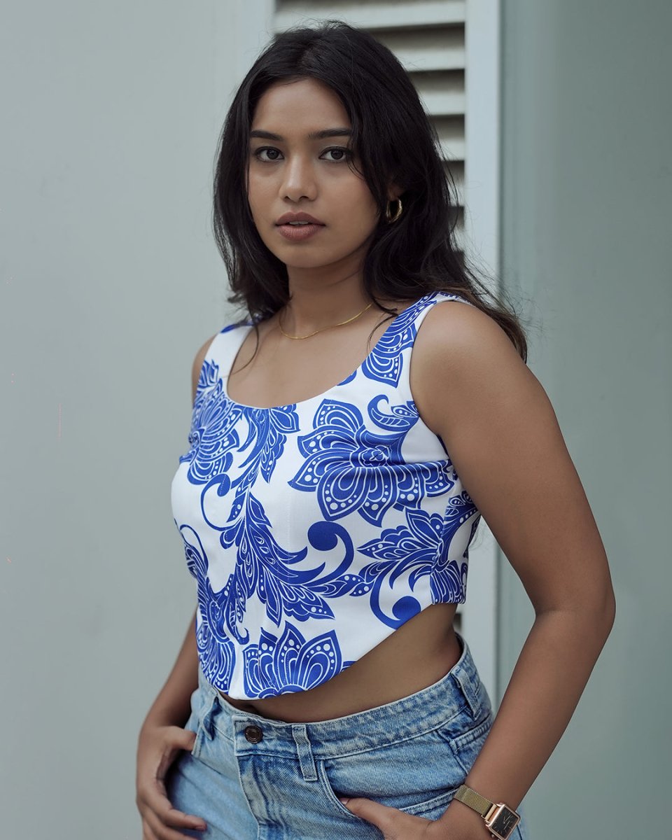 Blue Rising - Women Corset | Mydesignation