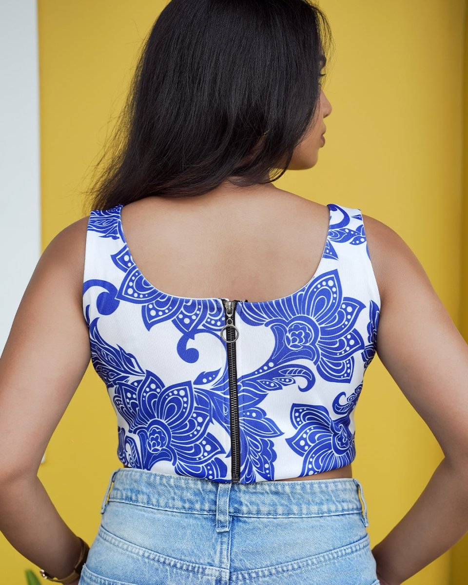 Blue Rising - Women Corset | Mydesignation