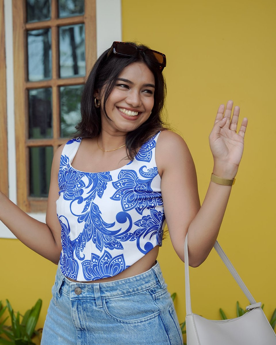 Blue Rising - Women Corset | Mydesignation