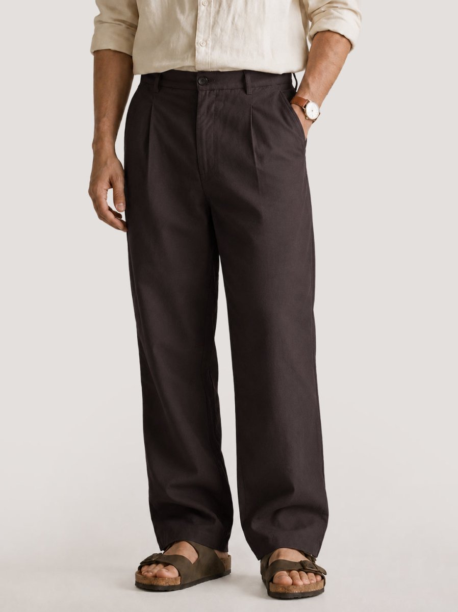 Brown Classic Pants - Pants | MyDesignation