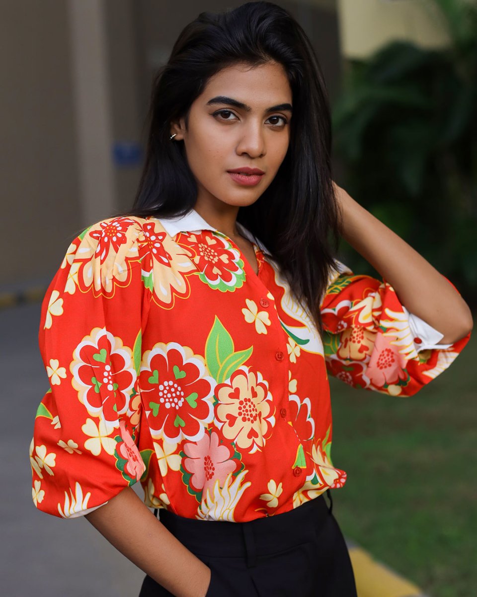 Cherry Blossom - Women Shirt | Mydesignation