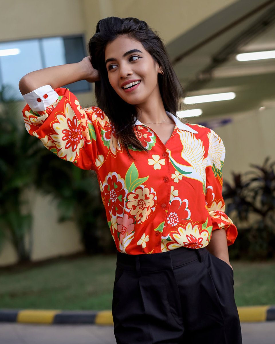 Cherry Blossom - Women Shirt | Mydesignation