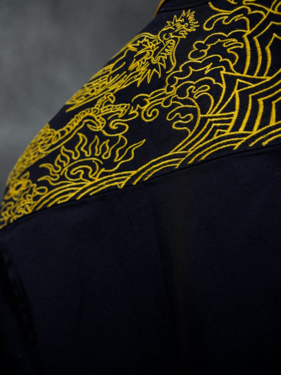Chinese Luxe Embroidered Shirt - Men Shirt | Mydesignation