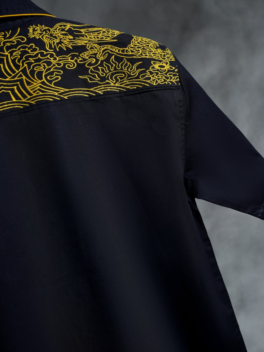Chinese Luxe Embroidered Shirt - Men Shirt | Mydesignation