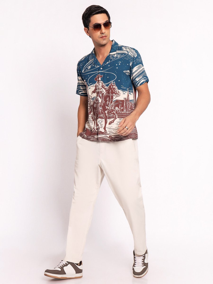 Cosmic Cowboy - Men Shirt | Mydesignation