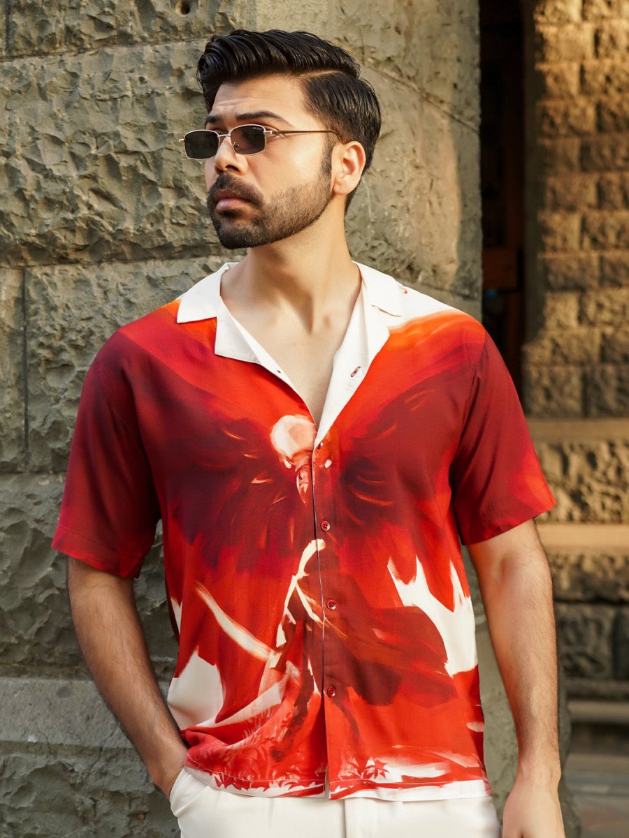 Crimson Eagle - Men Shirt | Mydesignation