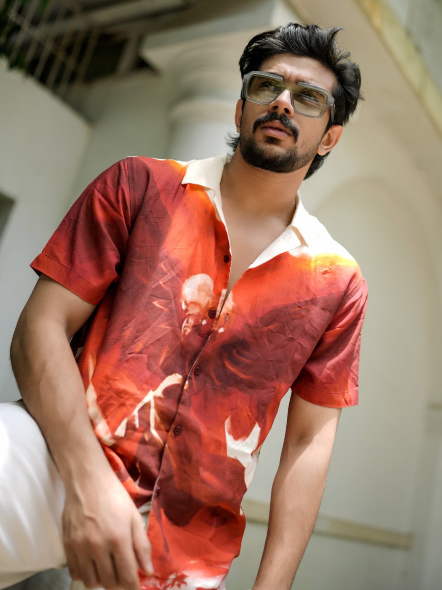 Crimson Eagle Shirt Rayon Shirts Online Mydesignation