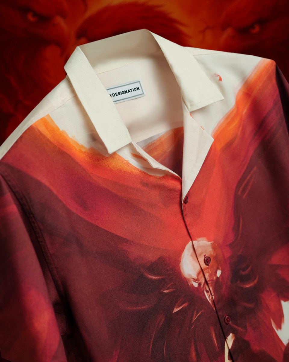 Crimson Eagle - Men Shirt | Mydesignation