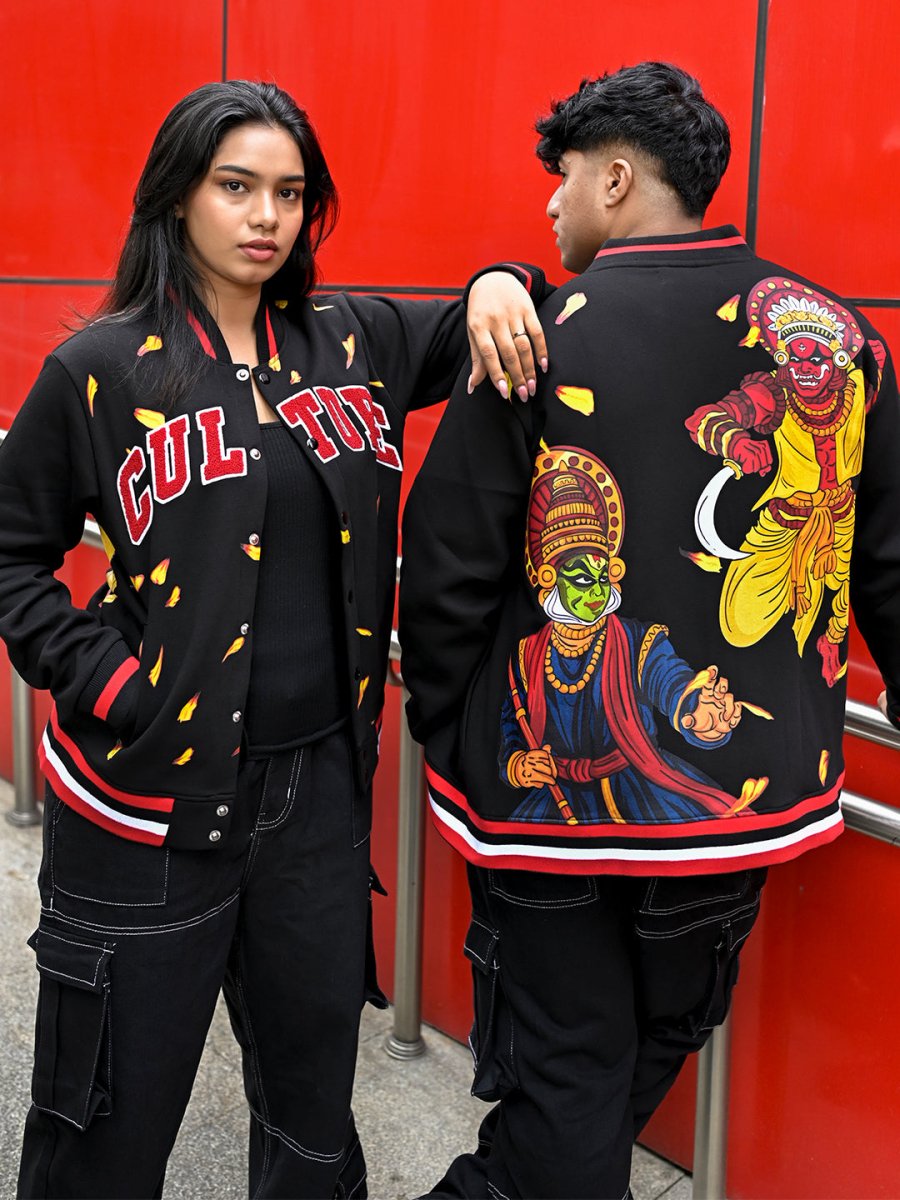 Culture Embroidered Varsity Jacket - Jacket | Mydesignation