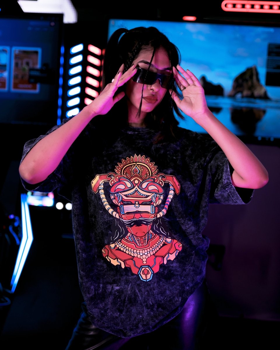 Cyborg Asura - Women Oversized T-shirt | Mydesignation