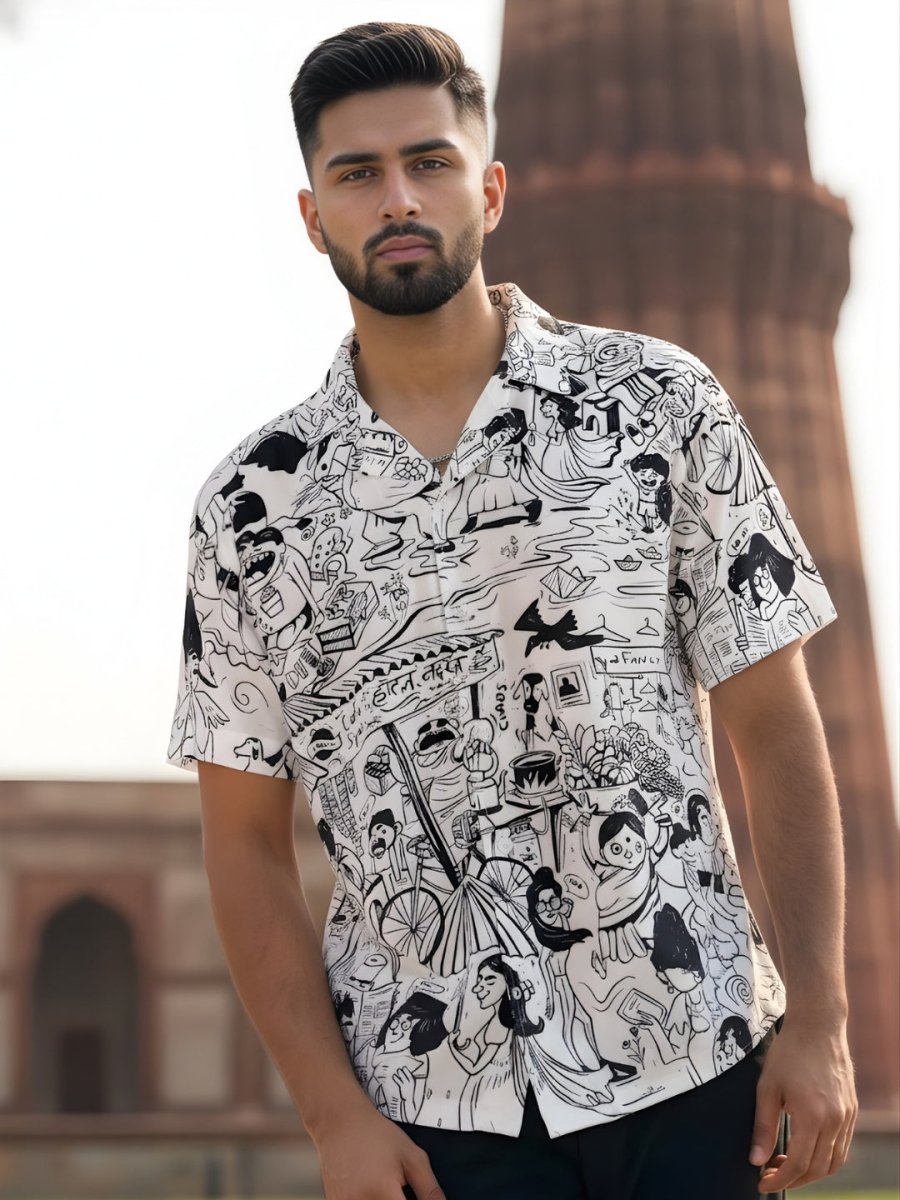 Desi Doodle | Freedom Collection - Men Shirt | Mydesignation