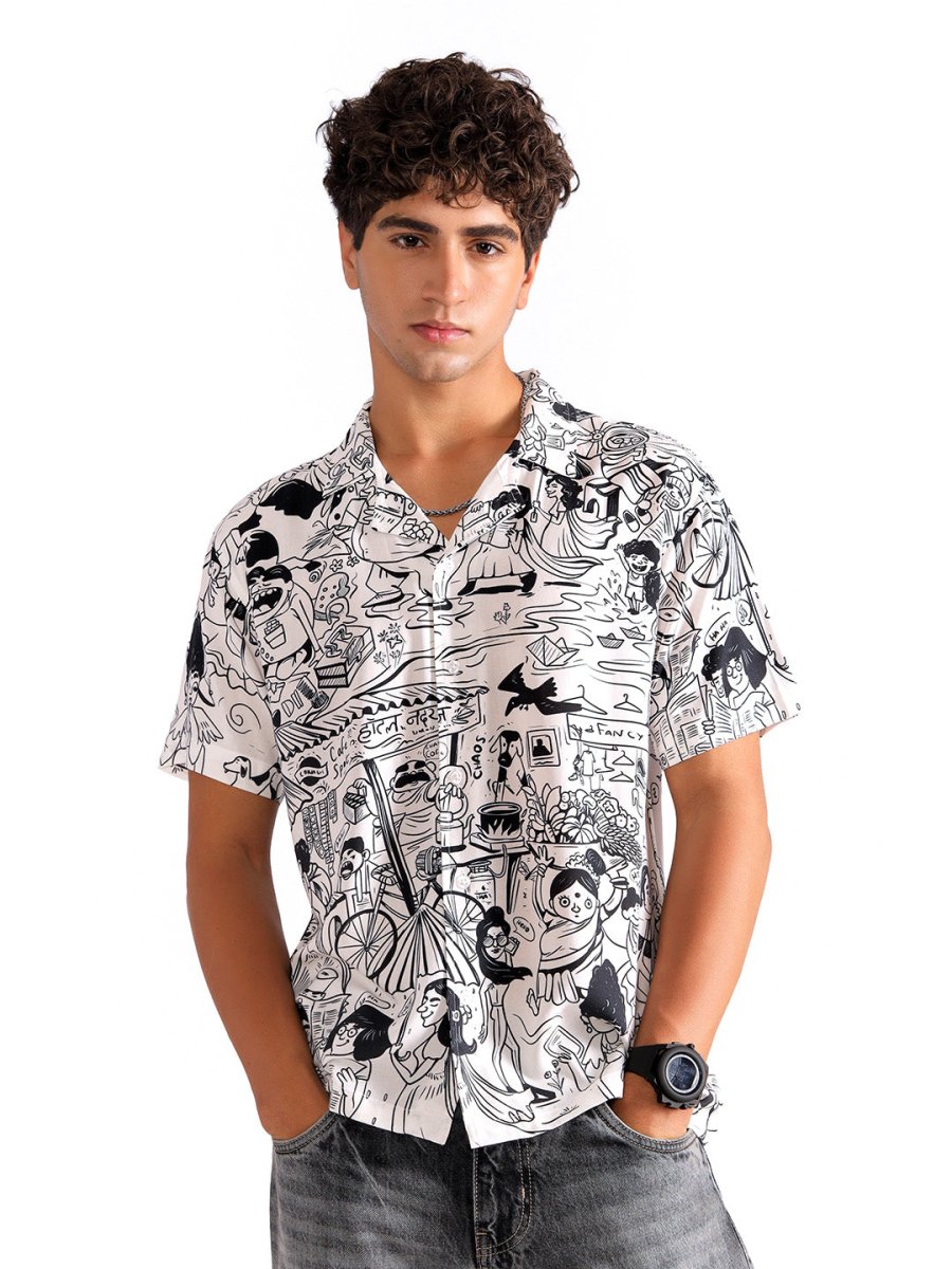 Desi Doodle - Men Shirt | Mydesignation
