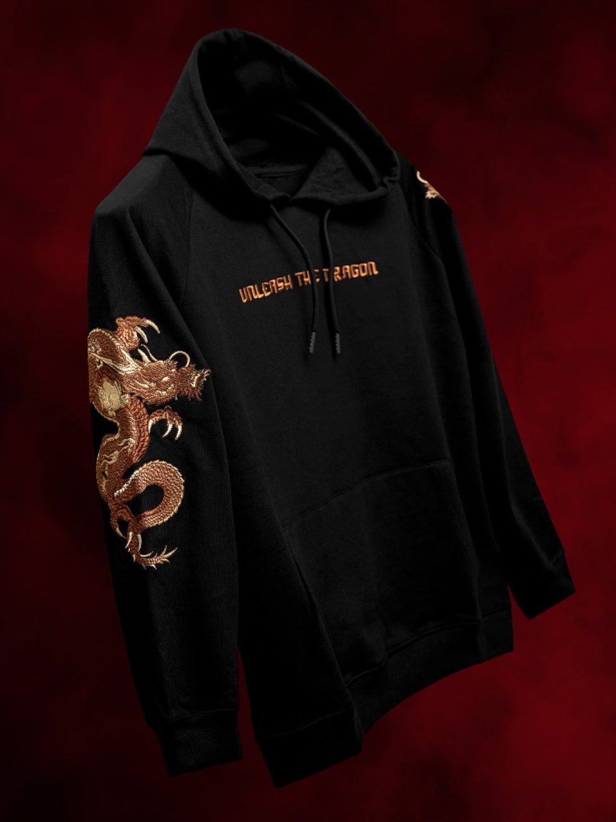 Dragon Hoodie - Embroidered - Hoodie | Mydesignation