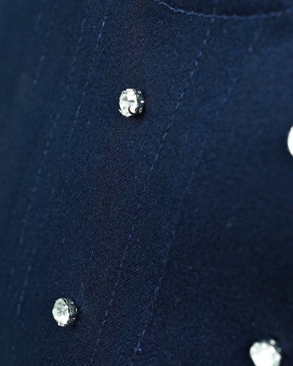 Studded Denim Corset - Women Corset | Mydesignation