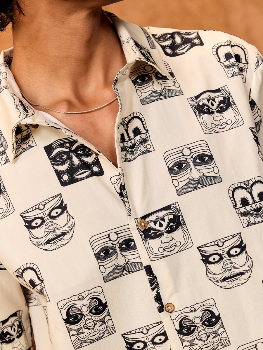 Faces of Kathakali - Shirt | Mydesignation