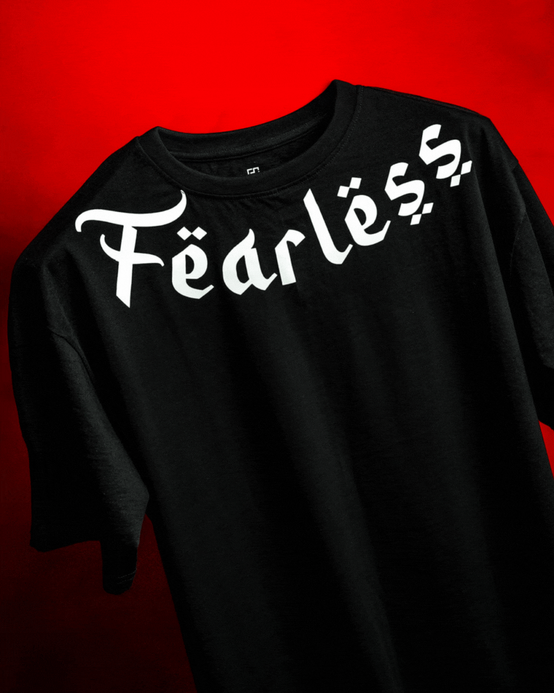 Fearless - Men Oversized T-shirt | Mydesignation