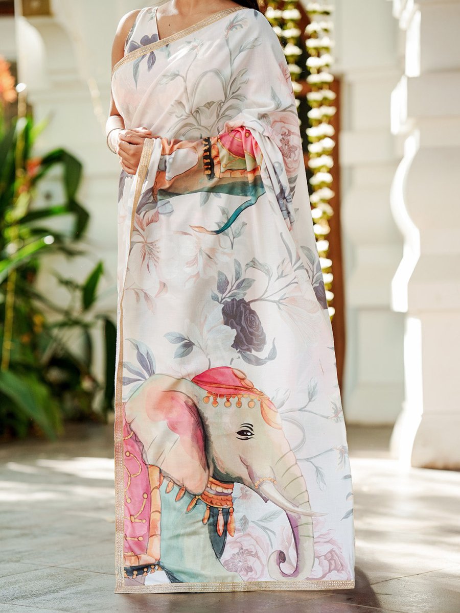 Floral Saree - Saree | Mydesignation