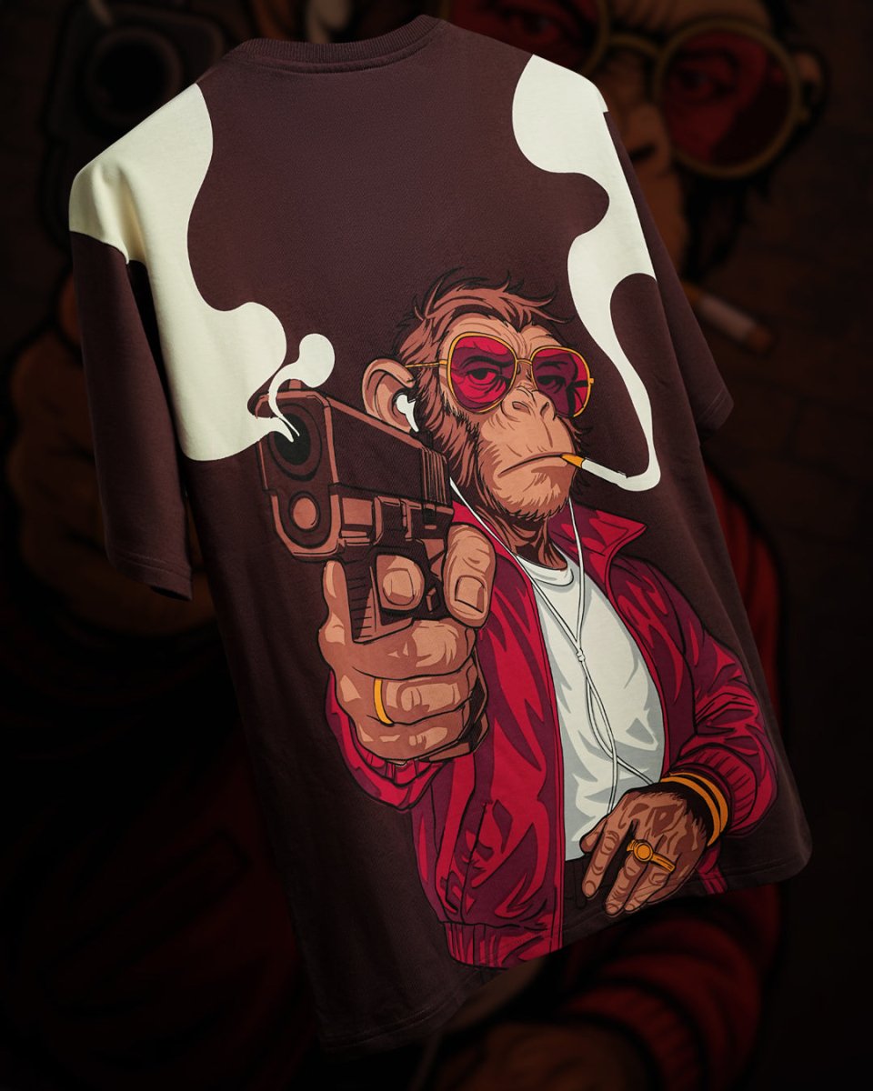 Gangster - Men Oversized T-shirt | Mydesignation