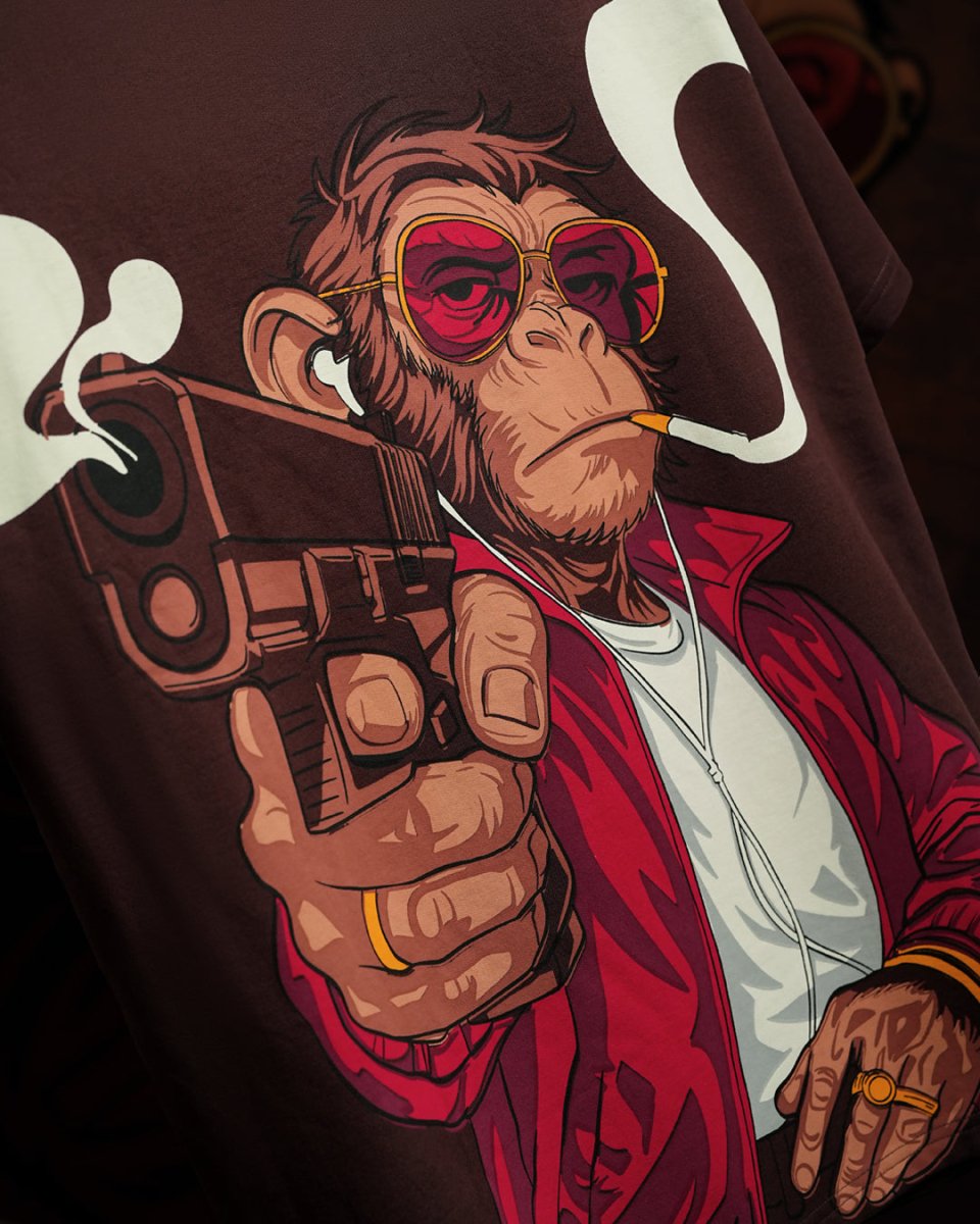 Gangster - Men Oversized T-shirt | Mydesignation