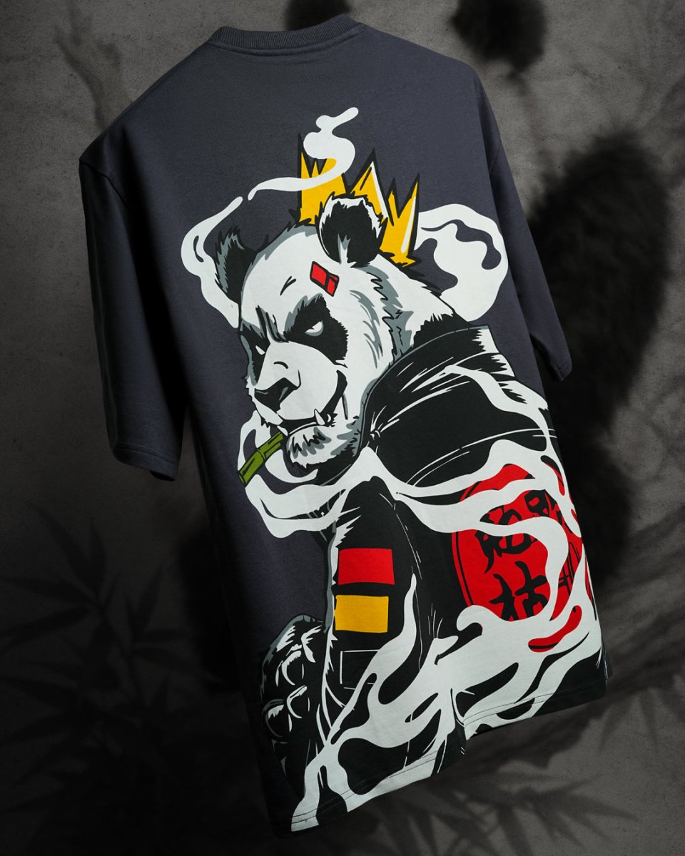 Gangster Panda Oversized Tshirt Oversized Tshirts Online Mydesignation