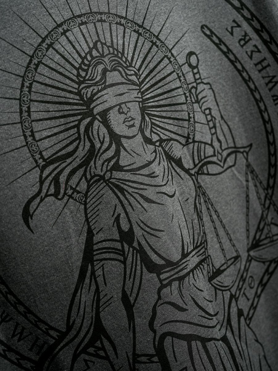 God of Justice - Women Oversized T-shirt | Mydesignation