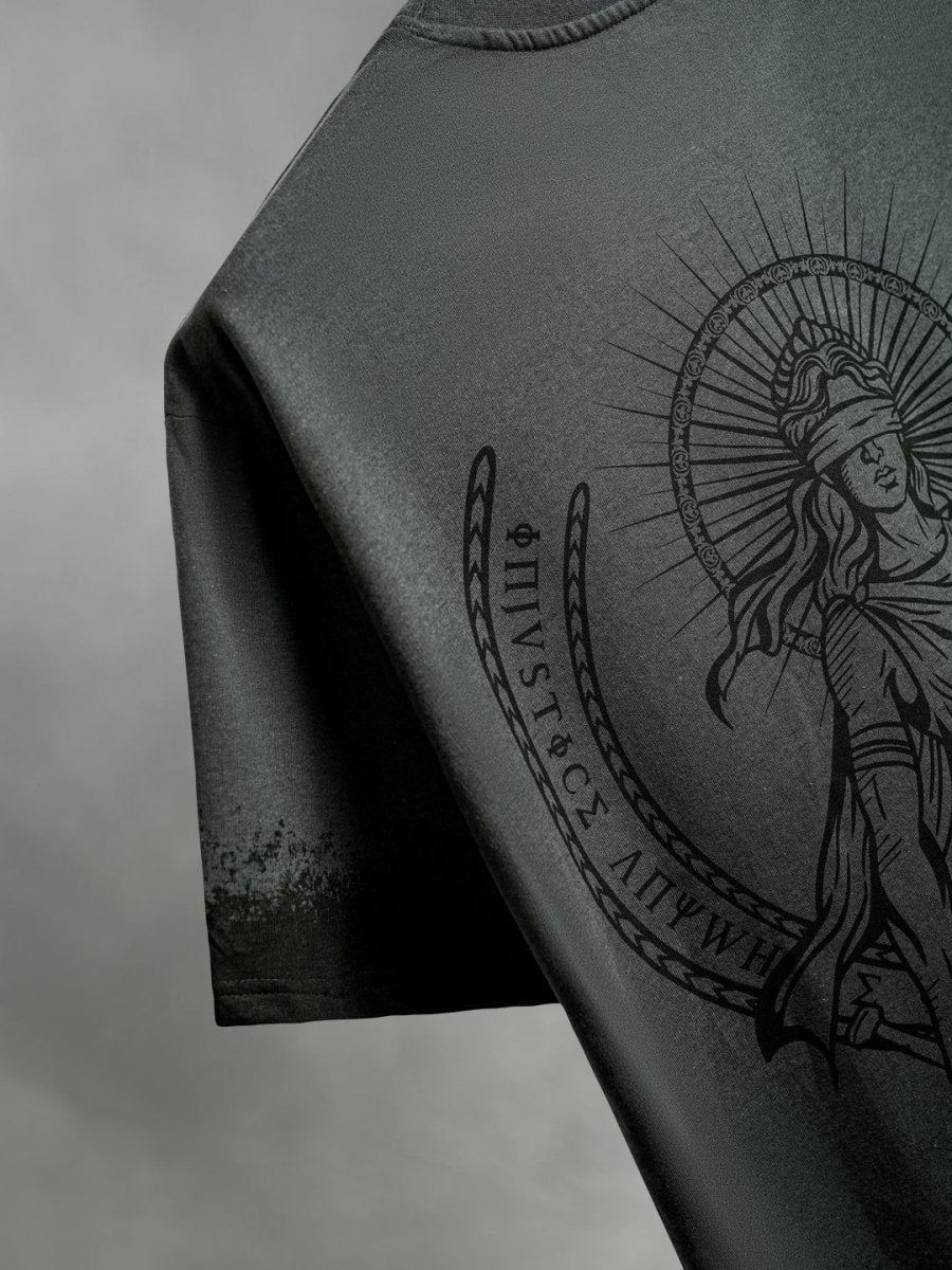 God of Justice - Women Oversized T-shirt | Mydesignation