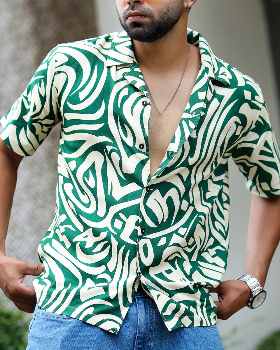 Green Alpha - Men Shirt | Mydesignation