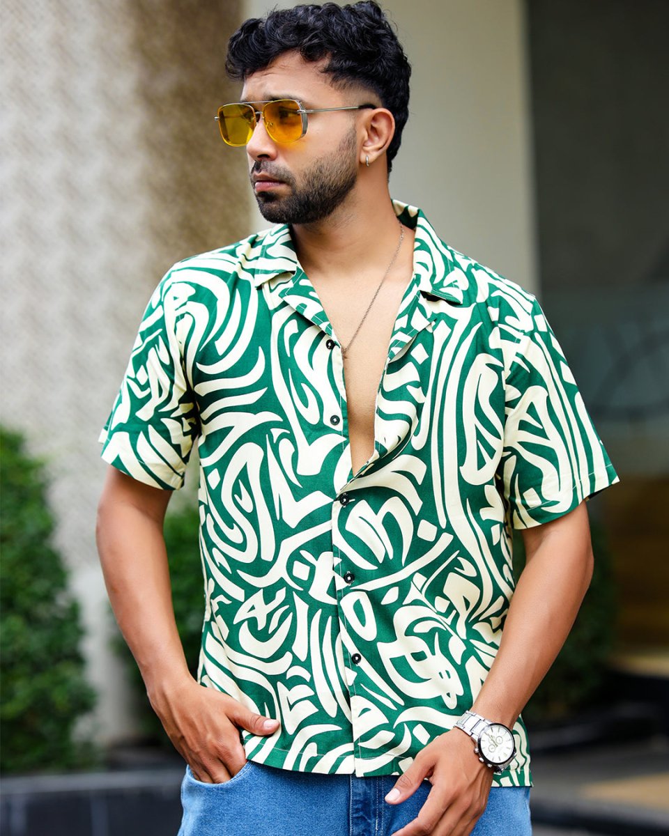 Green Alpha - Men Shirt | Mydesignation