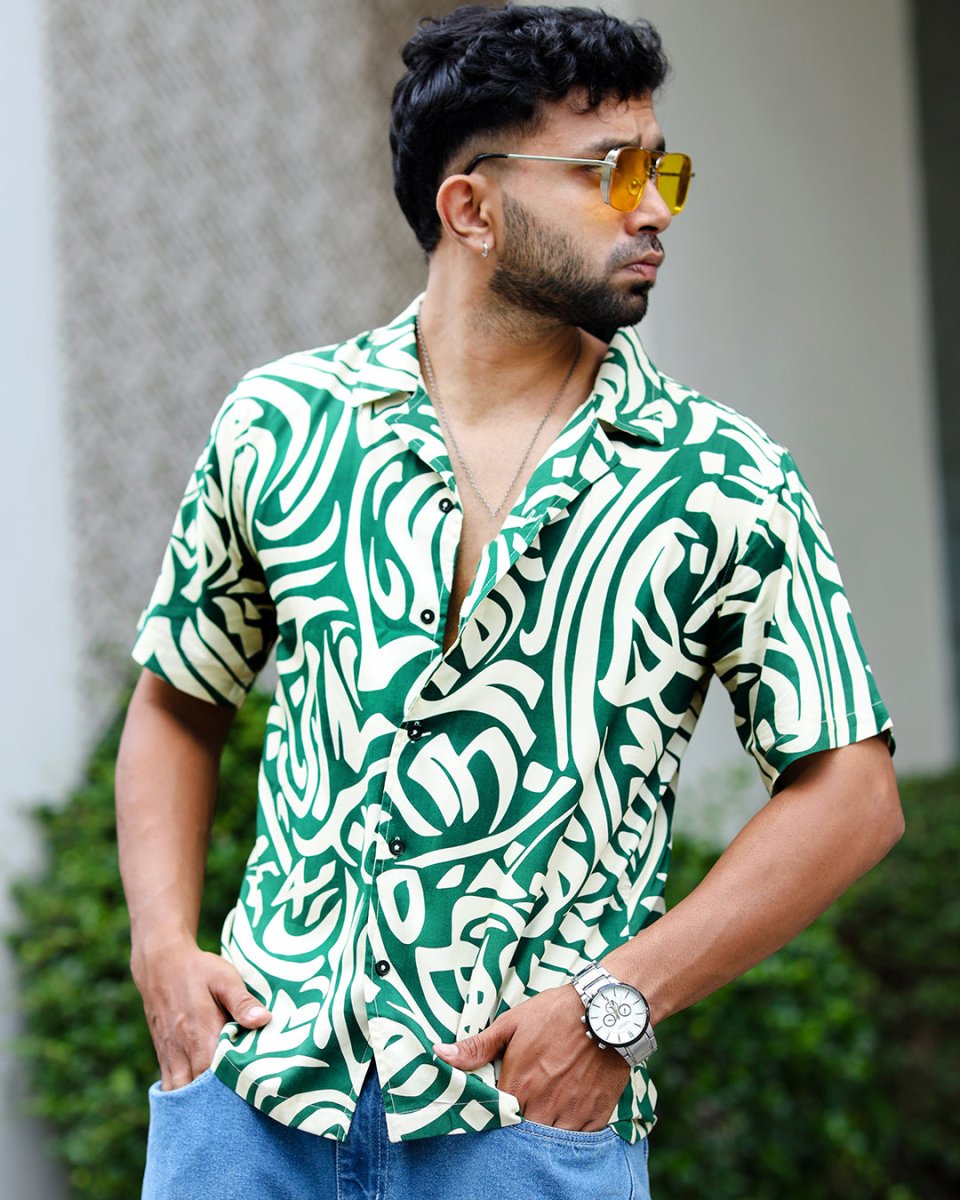 Green Alpha - Men Shirt | Mydesignation