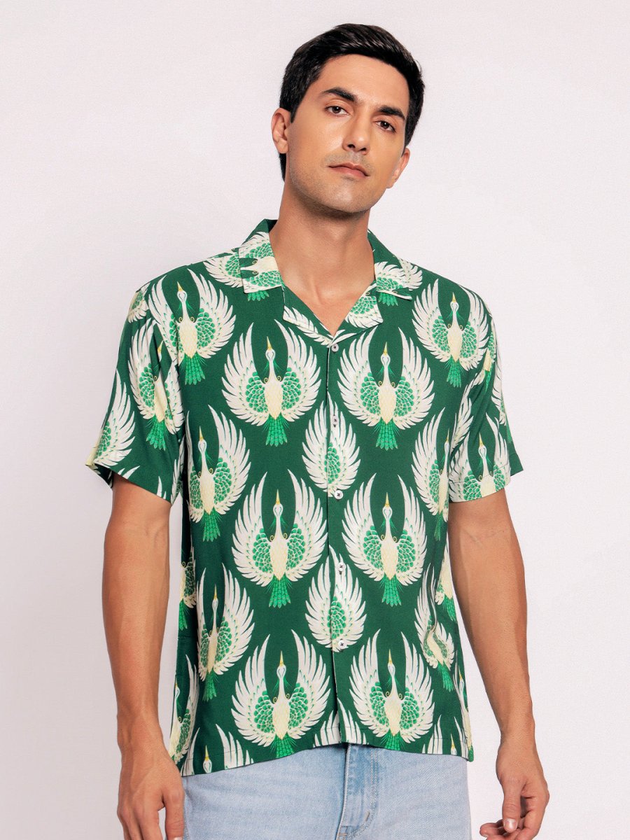Green Crane - Men Shirt | Mydesignation